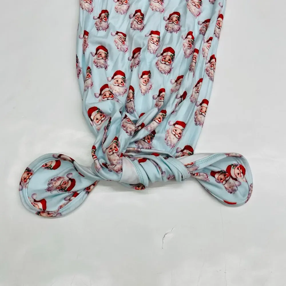 NWT Swoon Baby 3M Vintage Santa Gown in Blue